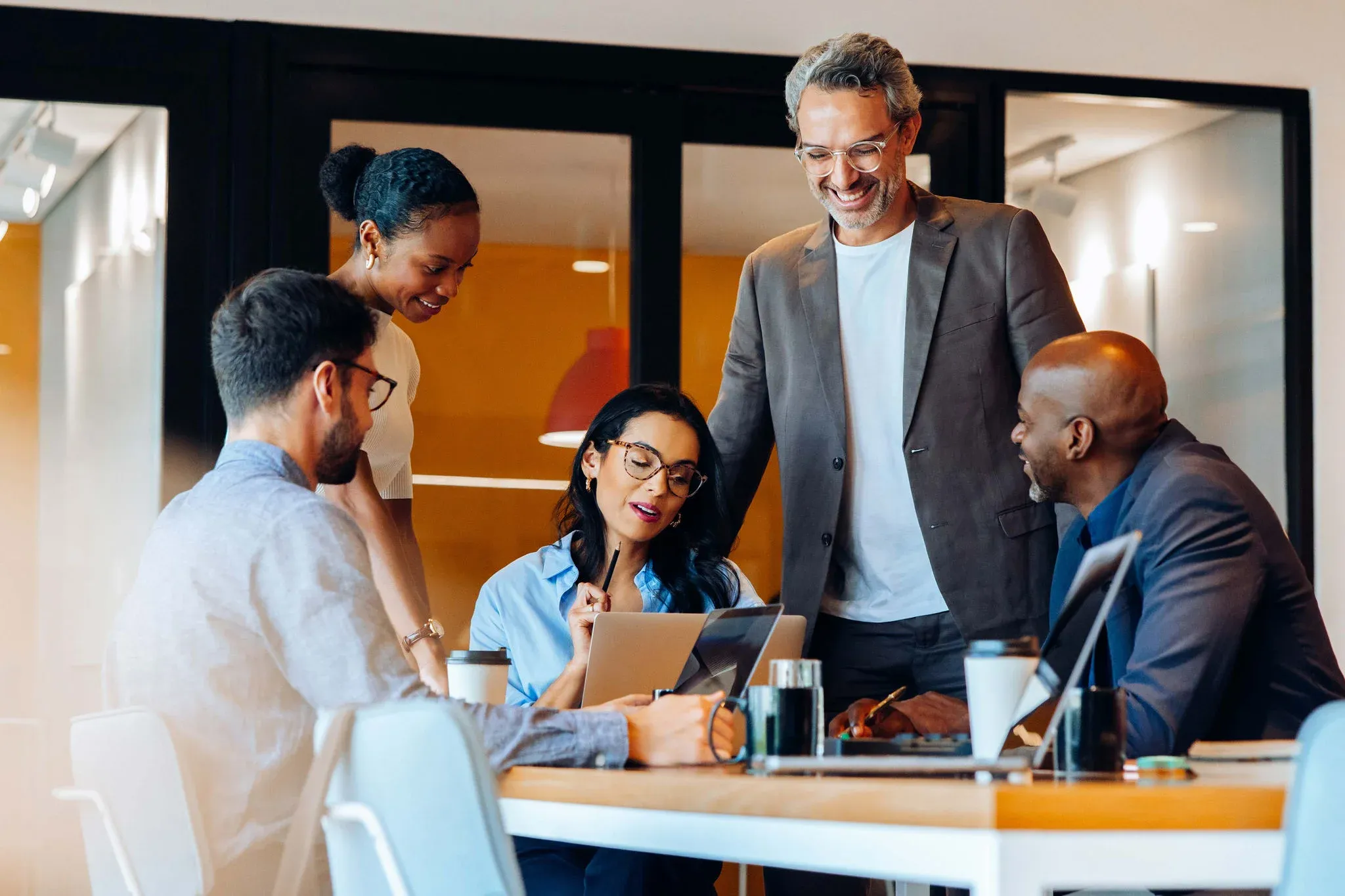 image of team working with local communities